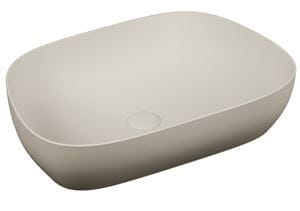 VITRA OUTLINE umývadlová misa 61,5 cm, bez prepadu, VitrAhygiene, matná béžová