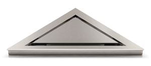 UNIDRAIN HIGHLINE 2911 plný rošt s rámčekom 270x198 mm, kartáčovaná nerez oceľ