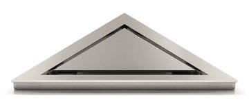 UNIDRAIN HIGHLINE 2911 plný rošt s rámčekom 270x198 mm, kartáčovaná nerez oceľ