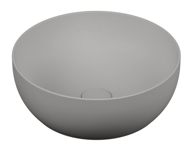 VITRA OUTLINE umývadlová misa 40 cm, bez prepadu, VitrAhygiene, matná šedá 5992B476-0016 Obrázek - Hlavní obrázek