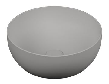 VITRA OUTLINE umývadlová misa 40 cm, bez prepadu, VitrAhygiene, matná šedá