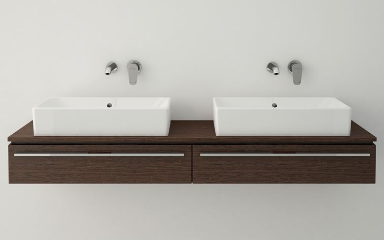 VITRA NUO umývadlo na dosku 50 cm, s prepadom 7436B003-0012 Obrázek - fotka