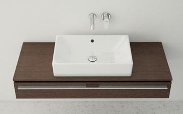 VITRA NUO umývadlo na dosku 50 cm, s prepadom 7436B003-0012 Obrázek - fotka