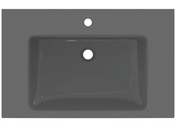 IDEAL STANDARD I.LIFE B umývadlo 81 cm, s otvorom pre batériu a prepadom, lesklá šedá T460458 Obrázek - fotka