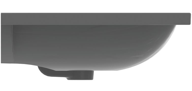 IDEAL STANDARD I.LIFE B umývadlo 81 cm, s otvorom pre batériu a prepadom, lesklá šedá T460458 Obrázek - fotka