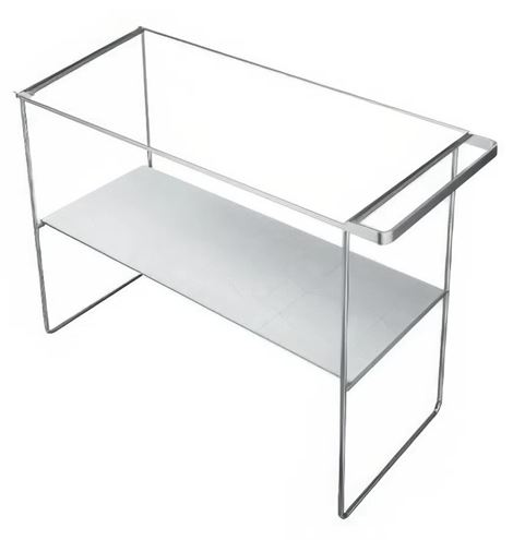 DURAVIT DURASQUARE kovový podstavec 1063x451x740-790 mm, pre umývadlo, chróm 0031031000 Obrázek - Hlavní obrázek
