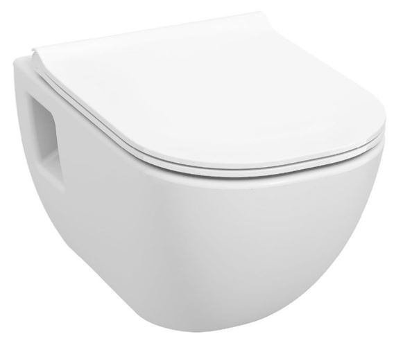 JIKA MIO-N závesné WC s montážnym prvkom KOMBIFIX, Rimless splachovanie, sedátko, biele tlačidlo PT2.GEKF-KK.W.30 Obrázek - fotka