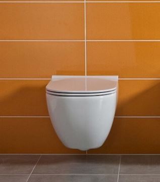 JIKA MIO-N závesné WC s montážnym prvkom KOMBIFIX, Rimless splachovanie, sedátko, biele tlačidlo PT2.GEKF-KK.W.30 Obrázek - fotka