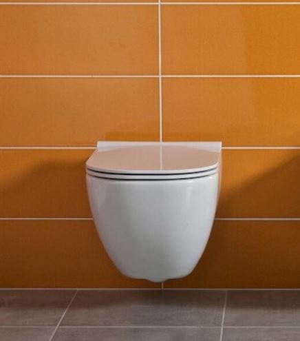 JIKA MIO-N závesné WC s montážnym prvkom KOMBIFIX, Rimless splachovanie, sedátko, biele tlačidlo PT2.GEKF-KK.W.30 Obrázek - fotka