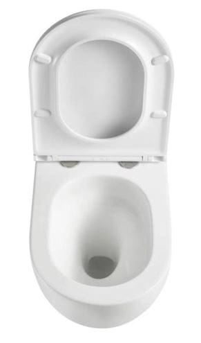 BASIC PRE závesné WC s montážnym prvkom Jika Basic, Tornado Flush splachovanie, SoftClose sedátko, biele tlačidlo PT1.JIKF-SC.W.42 Obrázek - fotka