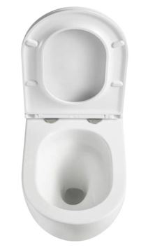 BASIC PRE závesné WC s montážnym prvkom Jika modul, Tornado Flush splachovanie, SoftClose sedátko, biele tlačidlo PT1.JIDF-SC.W.43 Obrázek - fotka