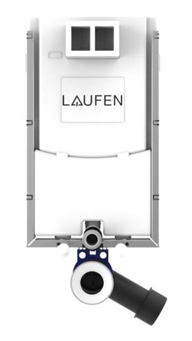 LAUFEN PRE závesné WC s montážnym prvkom Laufen Ineo TW102, Rimless splachovanie, SoftClose sedátko, chrómové tlačidlo PT2.LAKF-RSC.CR.38 Obrázek - fotka