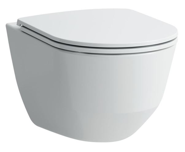 LAUFEN PRE závesné WC s montážnym prvkom Laufen Ineo TW102, Rimless splachovanie, SoftClose sedátko, chrómové tlačidlo PT2.LAKF-RSC.CR.38 Obrázek - fotka