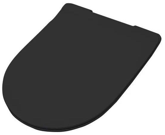 ARTCERAM FILE 2.0 závesné WC s montážnym prvkom Laufen Ineo TW102, Rimless splachovanie, SoftClose sedátko, čierne tlačidlo PT3.LADF-RSC.B.41 Obrázek - fotka
