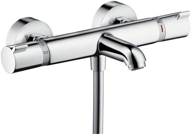 HANSGROHE ECOSTAT vaňová nástenná termostatická batéria, s prepínačom, chróm 13114000 Obrázek - Hlavní obrázek