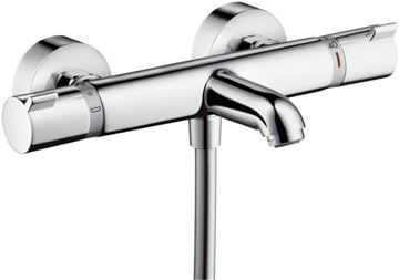 HANSGROHE ECOSTAT vaňová nástenná termostatická batéria, s prepínačom, chróm