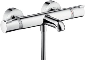 HANSGROHE ECOSTAT vaňová nástenná termostatická batéria, s prepínačom, chróm