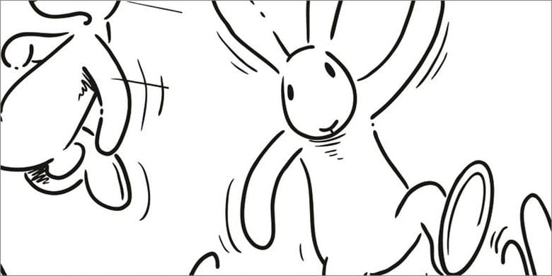 RAKO PLAY dekor 20x40 cm, lesk, biela/Bob a Bobek WIDMB210 Obrázek - Hlavní obrázek