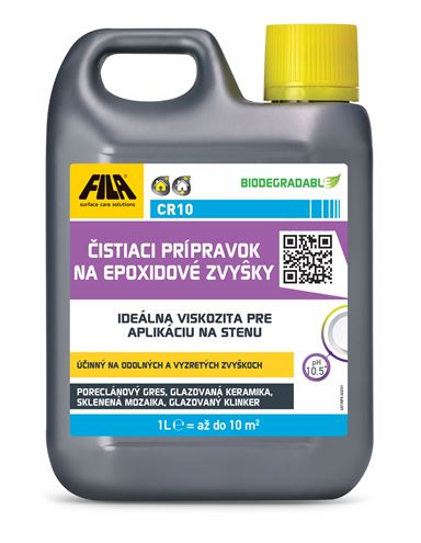 FILA CR10 čistiaci prostriedok na odstránenie škvŕn škárovacej hmoty 1 l, žltkastá 53001012SLV Obrázek - Hlavní obrázek