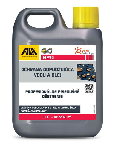FILA MP90 impregnátor proti škvrnám pre lesklé povrchy 1 l, priehľadná 60100006SLV Obrázek - Hlavní obrázek