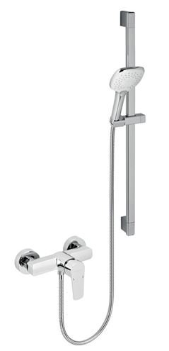 NOVASERVIS METALIA 58 sprchový set s batériou, ručná sprcha s 3 prúdmi, tyč, hadica, ECO, chróm 58061KIT,0 Obrázek - Hlavní obrázek