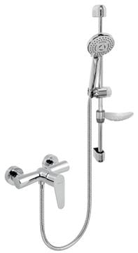 NOVASERVIS TITANIA FRESH sprchový set s batériou, ručná sprcha s 3 prúdmi, tyč, hadica, chróm 96061KIT,0 Obrázek - fotka