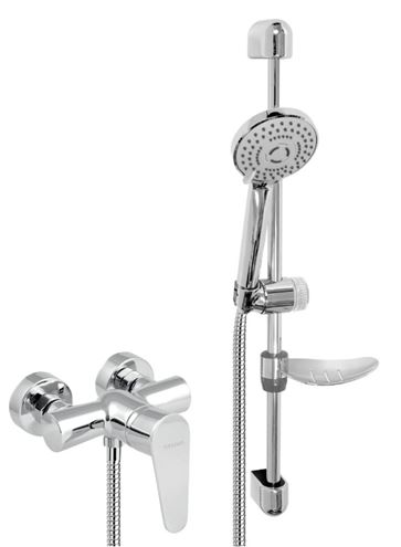 NOVASERVIS TITANIA FRESH sprchový set s batériou, ručná sprcha s 3 prúdmi, tyč, hadica, chróm 96065KIT,0 Obrázek - Hlavní obrázek