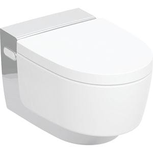 GEBERIT AQUACLEAN MERA COMFORT závesné WC s bidetovým sedátkom, SoftClosing, TurboFlush, KeraTect, biela/chróm