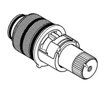 GROHE termostatická kartuša DN20 47483000 Technický nákres