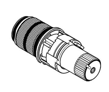 GROHE termostatická kartuša DN15 47439000 Technický nákres