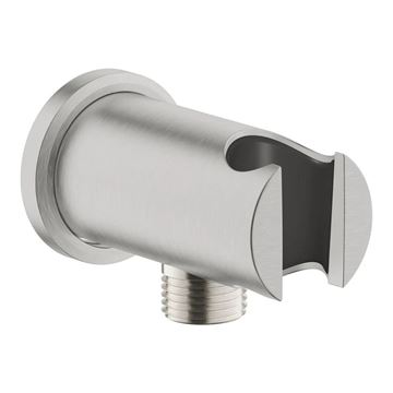GROHE RAINSHOWER držiak ručnej sprchy s pripojením na vodu, supersteel