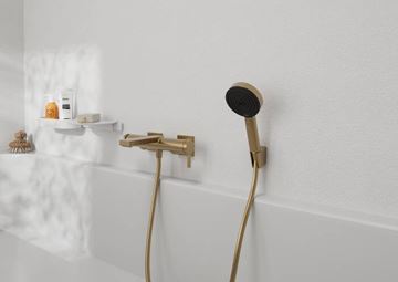 HANSGROHE ISIFLEX sprchová hadica 1600 mm, hladká, s ochranou proti prekrúteniu a zlomeniu, plast, kartáčovaný bronz 28276140 Obrázek - fotka