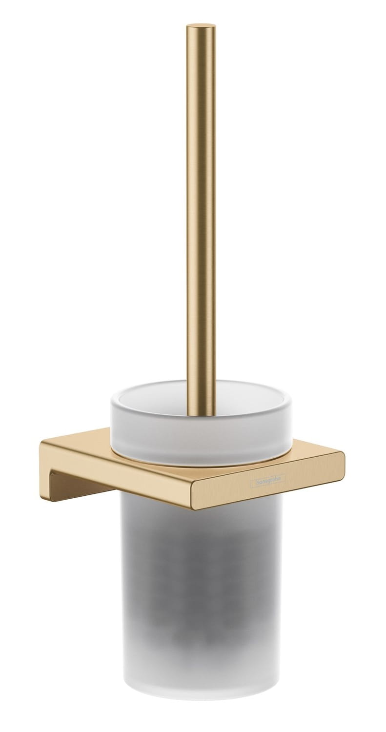 HANSGROHE ADDSTORIS WC kefa, nástenná, sklo, kartáčovaný bronz