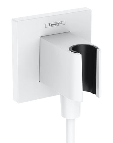 HANSGROHE FIXFIT E držiak s pripojením na vodu, matná biela 26889700 Obrázek - Hlavní obrázek
