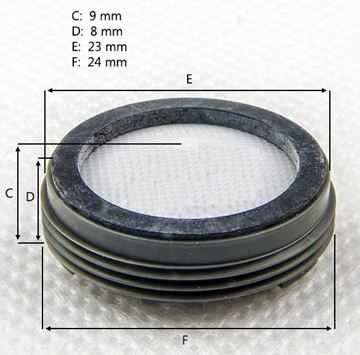 KLUDI BALANCE perlátor M24x1, vonkajší závit, integrovaný  7417900-00 Technický nákres