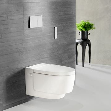 GEBERIT AQUACLEAN MERA CLASSIC závesné WC s bidetovým sedátkom, SoftClosing, TurboFlush, KeraTect 146.200.11.1 Obrázek - fotka