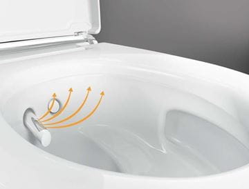 GEBERIT AQUACLEAN MERA CLASSIC závesné WC s bidetovým sedátkom, SoftClosing, TurboFlush, KeraTect 146.200.11.1 Obrázek - fotka