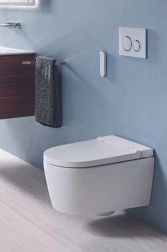 GEBERIT AQUACLEAN SELA závesné WC s bidetovým sedadlom, SoftOpening, TurboFlush, KeraTect 146.220.11.1 Obrázek - fotka