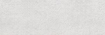 CIFRE PROGRESS dekor 30x90 cm, mat, textile white