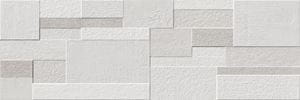 CIFRE PROGRESS dekor 30x90 cm, mat, cube white