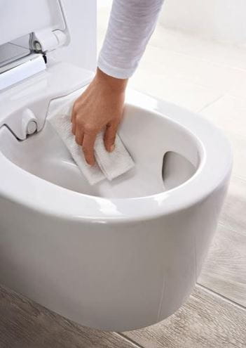 GEBERIT AQUACLEAN MERA CLASSIC závesné WC s bidetovým sedátkom, SoftClosing, TurboFlush, KeraTect, chróm 146.200.21.1 Obrázek - fotka