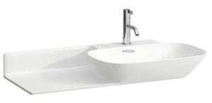 LAUFEN INO umývadlo 90 cm, s otvorom pre batériu a prepadom, LCC