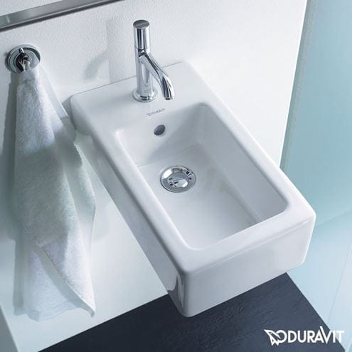 DURAVIT VERO umývadielko 25 cm, s otvorom pre batériu a prepadom 0702250000 Obrázek - fotka