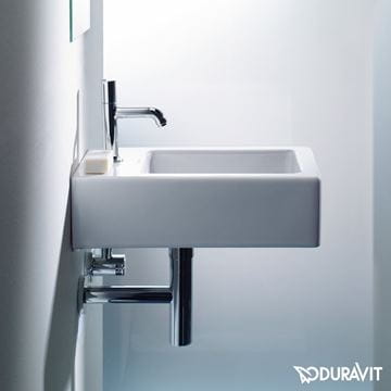 DURAVIT VERO umývadielko 25 cm, s otvorom pre batériu a prepadom 0702250000 Obrázek - fotka