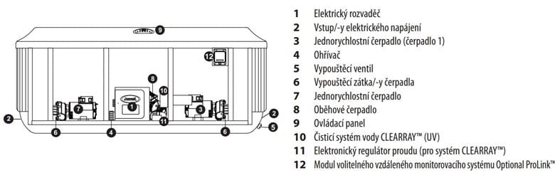 JACUZZI J-335 vírivka 214x214 cm, pre 5-6 osôb, 42 trysiek, s izoláciou SmartSeal, s termokrytom, s osvetlením, platinum/brushed grey J335+903002410 Obrázek - fotka