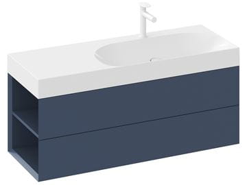 RAVAK LITE umývadlo 120 cm, s otvorom pre batériu vpravo, bez prepadu, liaty mramor XJXL1212000 Obrázek - fotka
