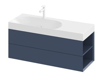 RAVAK LITE umývadlo 120 cm, s otvorom pre batériu vľavo, bez prepadu, liaty mramor XJXP1212000 Obrázek - fotka