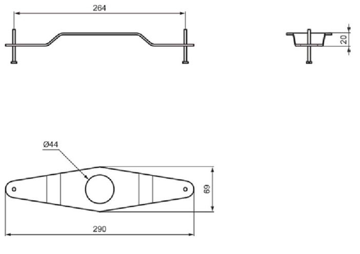IDEAL STANDARD CONNECT sada na upevnenie umývadiel na dosku E009567 Obrázek - fotka