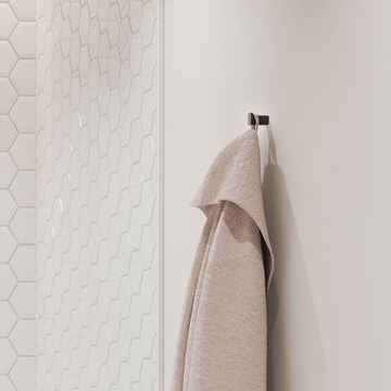 HANSGROHE ADDSTORIS háčik na uterák, matná čierna 41742670 Obrázek - fotka