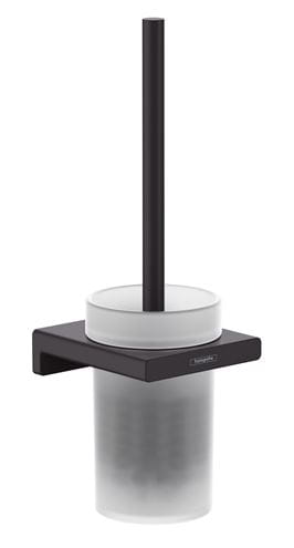 HANSGROHE ADDSTORIS WC kefa, nástenná, sklo, matná čierna 41752670 Obrázek - Hlavní obrázek